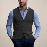 Marvinn - Mens Sleeveless Vest Sweater Lightweight Layer