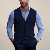 Marvinn - Mens Sleeveless Vest Sweater Lightweight Layer