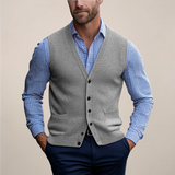 Marvinn - Mens Sleeveless Vest Sweater Lightweight Layer