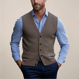 Marvinn - Mens Sleeveless Vest Sweater Lightweight Layer