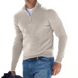 Thorellan – Men’s Wool-Blend Half-Zip Sweater