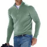 Thorellan – Men’s Wool-Blend Half-Zip Sweater