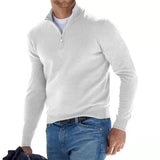 Thorellan – Men’s Wool-Blend Half-Zip Sweater