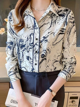 Florenca - Womens Floral Print Shirt