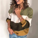 Serenne – Women’s Striped Cashmere Sweater