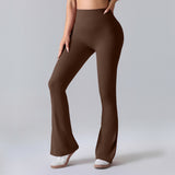 Nianna - Flared High Waist Fitness Leggings