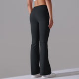 Nianna - Flared High Waist Fitness Leggings