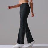 Nianna - Flared High Waist Fitness Leggings