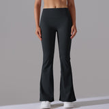 Nianna - Flared High Waist Fitness Leggings