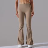 Nianna - Flared High Waist Fitness Leggings