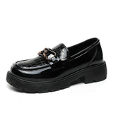 Roselique - Womens Buckle Detail Loafers