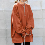 Lorvella – Dámský dlouhý oversized svetr