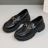 Roselique - Womens Buckle Detail Loafers