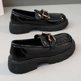 Roselique - Womens Buckle Detail Loafers