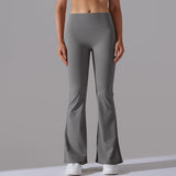 Nianna - Flared High Waist Fitness Leggings