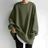 Lorvella – Dámský dlouhý oversized svetr