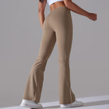 Nianna - Flared High Waist Fitness Leggings