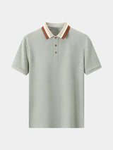 Mercan – Smart-Casual Contrast Collar Polo