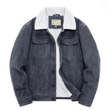Levanor – Men’s Corduroy Jacket with Shearling Collar