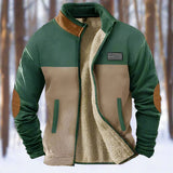 Renvald – Men’s Fleece Jacket with Shearling Lining