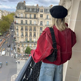 Valerique - Red Oversized Womens Jacket