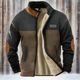 Renvald – Men’s Fleece Jacket with Shearling Lining