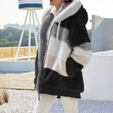 Faylura – Women’s Soft Plush Fluffy Hooded Cardigan