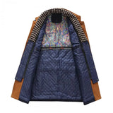 Alestan – Men’s Wool Winter Trench Coat with Detachable Scarf