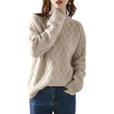 Mirelda – Women’s Cashmere Turtleneck Jumper