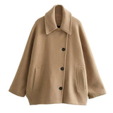 Calvera – Women’s Oversized Wool Blend Jacket