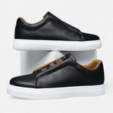 Mondevo - Premium Leather Slip On Men Sneakers