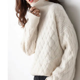 Mirelda – Women’s Cashmere Turtleneck Jumper