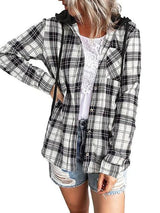 Maribell - Plaid Knit Cardigan