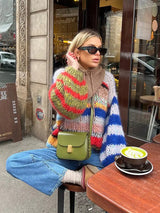 Mirah - Womens Multicolour Mohair Sweater