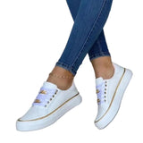 Avnira - Women's Sneakers Gold Accent