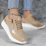 Evelis - Womens Lace Up Platform Sneakers