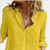 Verouxa - Women Loose Long Sleeve Shirt