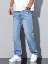 Jiren - Mens Casual Jeans Solid Colour