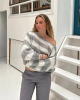 Arvessa – Women’s Asymmetric Textured Jumper