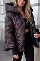 Ezmira – Women’s Quilted Jacket with Stand Collar