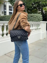 Janine - Womens Oversized Short Jacket With Zip Pockets