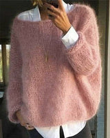 Alverine - Womens Knitted Pullover Sweater
