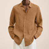 Olivane - Tailored Linen Long Sleeve Shirt