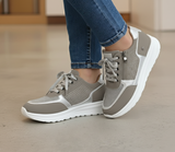 Evelis - Womens Lace Up Platform Sneakers