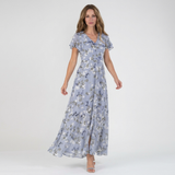 Vessira – Elegantní květinové maxi šaty