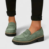 Anvera – Chunky Slip On Loafer Shoes Women