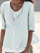 Marisse - Elegant Layered Effect Blouse