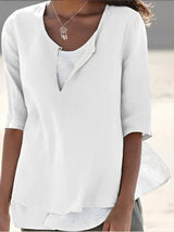 Marisse - Elegant Layered Effect Blouse