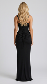 Ariana Draped Maxi Dress