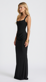 Ariana Draped Maxi Dress
